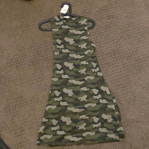 Camo maxi dress